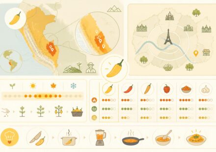 Ají amarillo : le piment jaune péruvien et ses substituts pour cuisiner depuis Paris découvrez l'ají amarillo, le piment jaune péruvien incontournable, et explorez ses substituts pour cuisiner authentiquement depuis paris. apportez saveur et couleur à vos plats avec nos conseils pratiques.