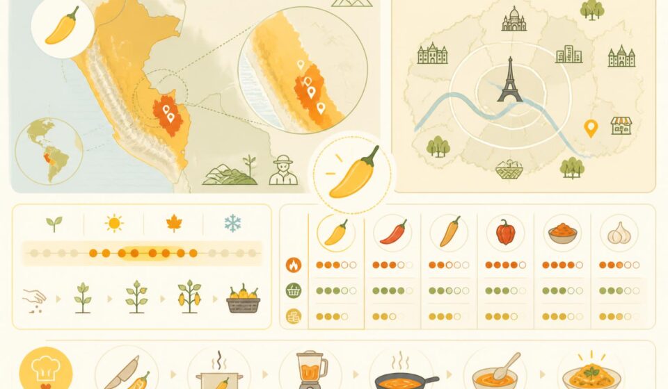 découvrez l'ají amarillo, le piment jaune péruvien incontournable, et explorez ses substituts pour cuisiner authentiquement depuis paris. apportez saveur et couleur à vos plats avec nos conseils pratiques.