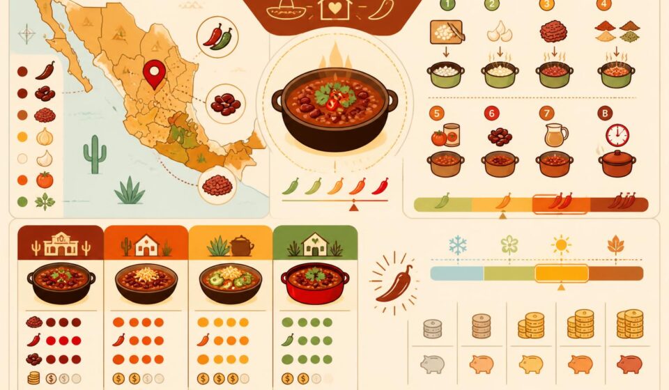 découvrez notre recette maison du chili con carne à la mexicaine, inspirée de la cantina, parfaitement épicée pour un plat savoureux et authentique.
