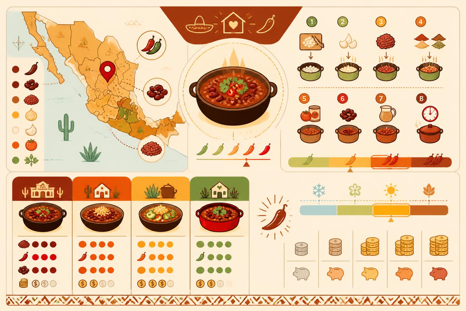 découvrez notre recette maison du chili con carne à la mexicaine, inspirée de la cantina, parfaitement épicée pour un plat savoureux et authentique.
