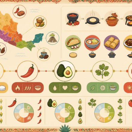 La cuisine mexicaine démystifiée : histoire, bases et les 5 ingrédients incontournables découvrez l'histoire fascinante de la cuisine mexicaine, apprenez ses bases essentielles et maîtrisez les 5 ingrédients incontournables pour réussir des plats authentiques et savoureux.