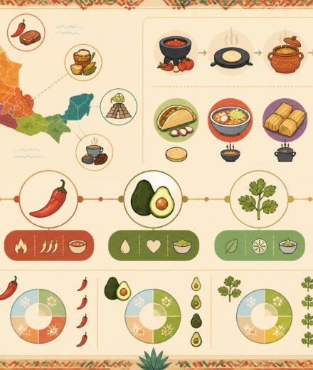 découvrez l'histoire fascinante de la cuisine mexicaine, apprenez ses bases essentielles et maîtrisez les 5 ingrédients incontournables pour réussir des plats authentiques et savoureux.