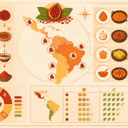 L’achiote (roucou) : la graine rouge qui colore et parfume toute la cuisine latine découvrez l'achiote (roucou), la graine rouge incontournable qui apporte couleur et saveur unique à toutes les recettes de la cuisine latine.