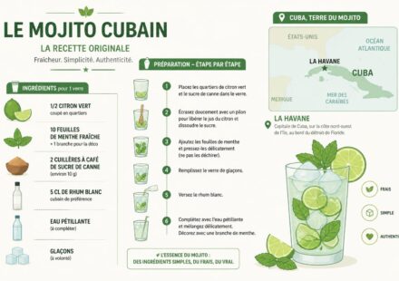 découvrez la recette authentique du mojito cubain maison, directement inspirée de la havane, simple et sans fioriture pour un cocktail rafraîchissant et traditionnel.