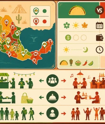 découvrez les différences et similitudes entre la taqueria et la cantina, deux lieux emblématiques qui incarnent l'âme authentique de la rue mexicaine.