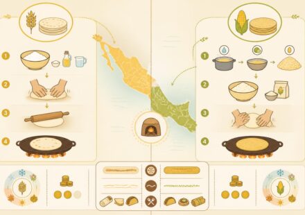 Tortillas maison — farine ou maïs : deux techniques pour des galettes souples comme là-bas découvrez comment préparer des tortillas maison, à base de farine ou de maïs, avec deux techniques simples pour obtenir des galettes souples et délicieuses, comme au mexique.