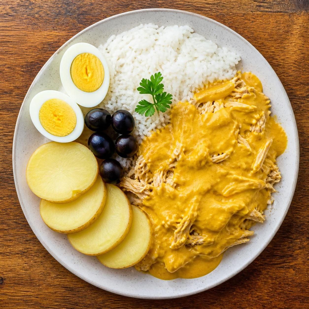 découvrez l'aji de gallina, un plat péruvien savoureux à base de poulet et d'ají amarillo, une recette incontournable à goûter absolument pour une expérience culinaire authentique.