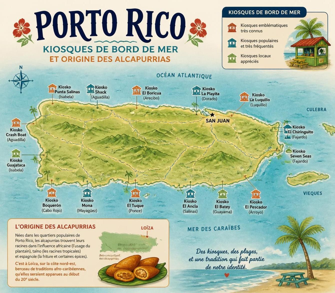 découvrez les alcapurrias porto-ricaines, ces beignets croustillants de taro farcis, spécialité des kiosques du bord de mer. un délice authentique à savourer absolument !