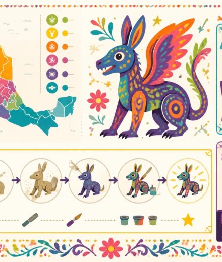 Alebrijes mexicains : l’art coloré qui inspire les tables de la Cantina et les ofrendas du Día de Muertos découvrez les alebrijes mexicains, ces sculptures colorées qui inspirent la décoration des tables de la cantina et des ofrendas du día de muertos, reflétant un art traditionnel vibrant et symbolique.