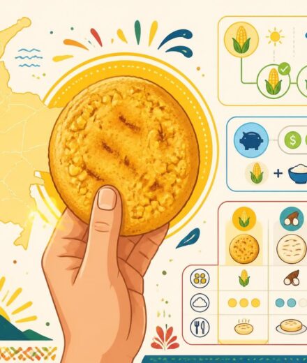 découvrez l'arepa de choclo, la délicieuse galette colombienne à base de maïs frais, parfaite pour être dégustée avec les doigts. un vrai régal authentique à ne pas manquer !