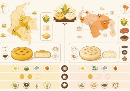 Arepas colombiennes et vénézuéliennes : deux recettes, deux textures, un plat culte découvrez les arepas colombiennes et vénézuéliennes : deux recettes authentiques, deux textures uniques pour savourer un plat culte de la cuisine latino-américaine.