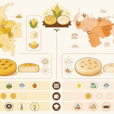 découvrez les arepas colombiennes et vénézuéliennes : deux recettes authentiques, deux textures uniques pour savourer un plat culte de la cuisine latino-américaine.