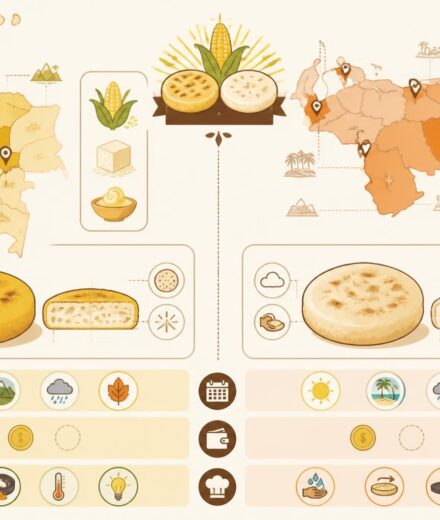 Arepas colombiennes et vénézuéliennes : deux recettes, deux textures, un plat culte découvrez les arepas colombiennes et vénézuéliennes : deux recettes authentiques, deux textures uniques pour savourer un plat culte de la cuisine latino-américaine.