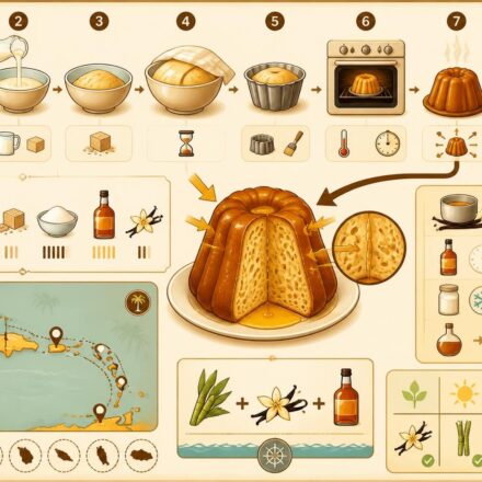 découvrez notre recette classique de baba au rhum maison, parfumé d'un sirop vanillé inspiré des saveurs des caraïbes pour un dessert moelleux et exotique.