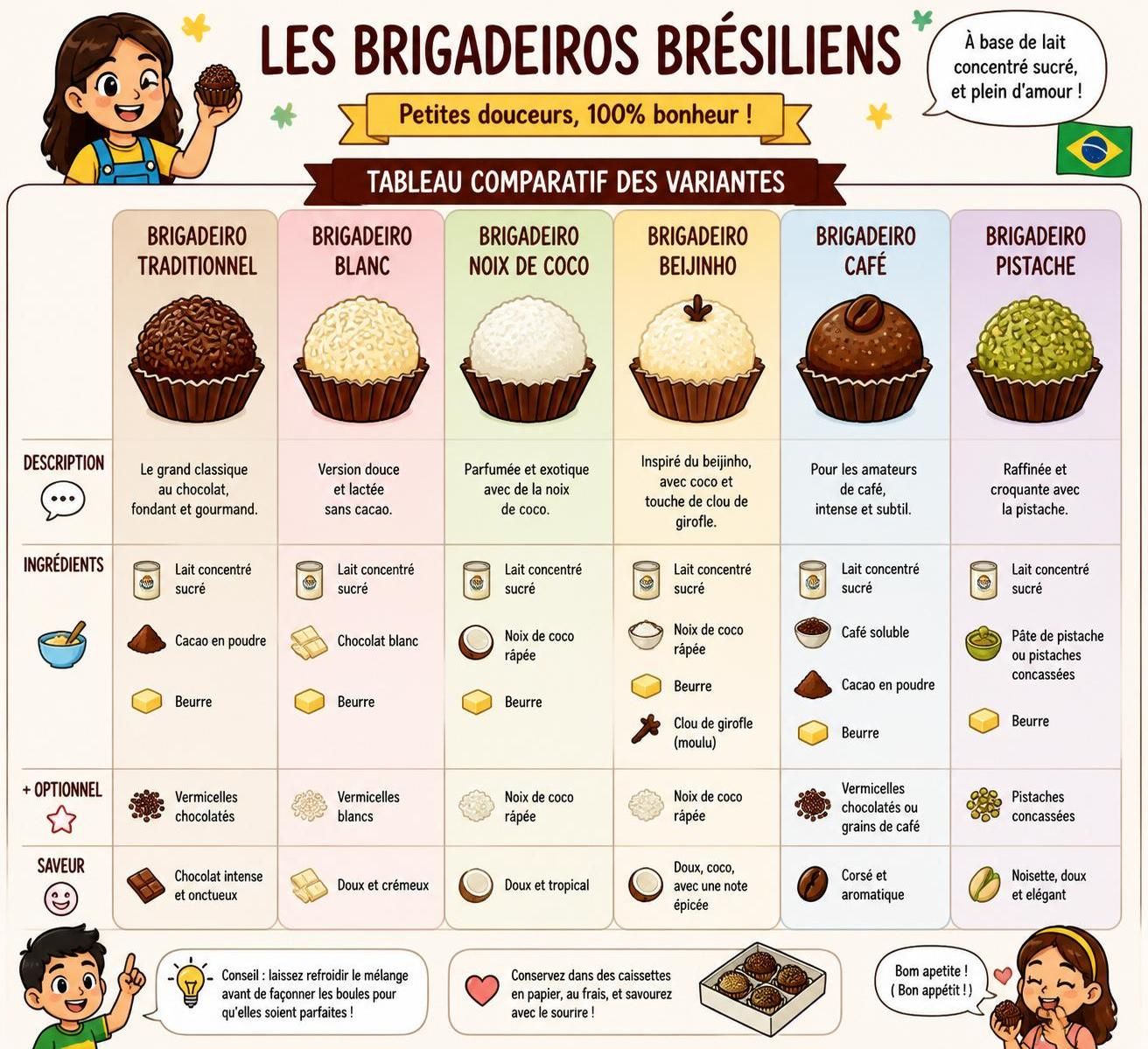 découvrez le brigadeiro brésilien, une délicieuse truffe au chocolat incontournable qui se déguste à toutes les occasions, alliant douceur et tradition brésilienne.