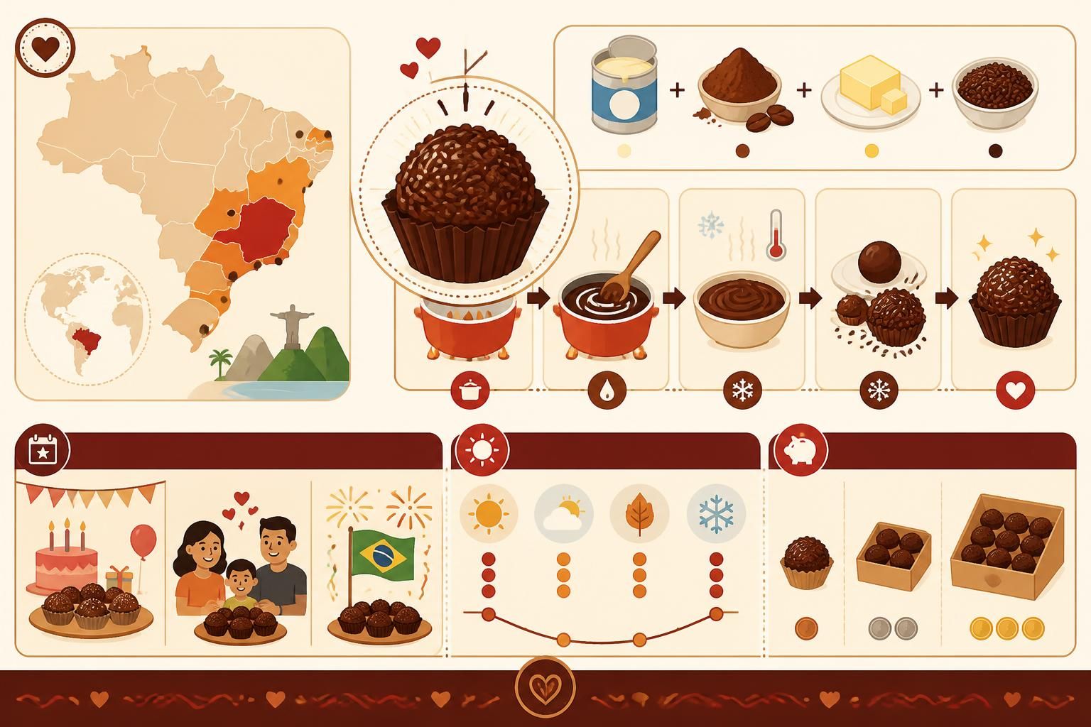 découvrez le brigadeiro brésilien, cette délicieuse truffe au chocolat, parfaite pour toutes les occasions et facile à préparer.