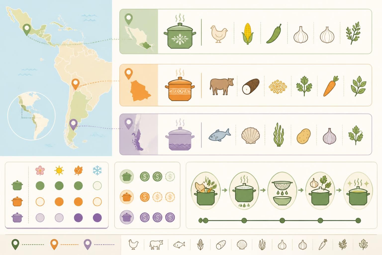 découvrez comment préparer le caldo maison, le bouillon fondamental des cuisines latines, avec trois recettes faciles et savoureuses pour enrichir vos plats.