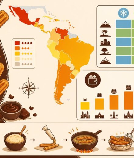 Churros au chocolat chaud : la street food qui a conquis toute l’Amérique latine découvrez les churros au chocolat chaud, une délicieuse street food populaire qui a conquis le cœur de toute l'amérique latine avec son goût unique et réconfortant.