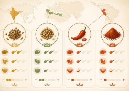 apprenez à doser cumin, coriandre, ají et achiote avec précision pour sublimer vos plats sans les rendre trop épicés ou excessifs.