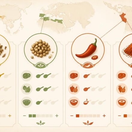 Doser cumin, coriandre, ají et achiote sans transformer vos plats en feu d’artifice apprenez à doser cumin, coriandre, ají et achiote avec précision pour sublimer vos plats sans les rendre trop épicés ou excessifs.