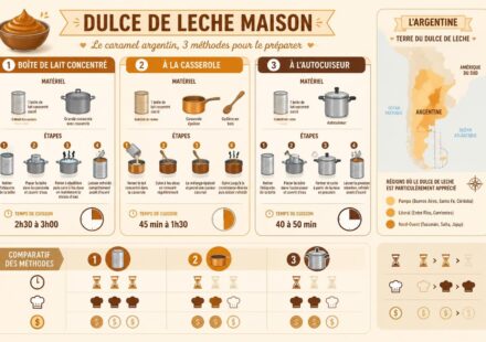 Dulce de leche maison : caramel argentin en 3 méthodes — boîte, casserole ou autocuiseur découvrez comment préparer un délicieux dulce de leche maison, le caramel argentin, grâce à trois méthodes simples : en boîte, à la casserole ou à l'autocuiseur. recettes faciles et gourmandes pour tous les goûts.
