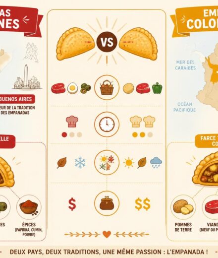 découvrez les empanadas argentines et colombiennes, deux délicieuses recettes de farces authentiques qui éveilleront vos papilles. une seule envie : les savourer sans attendre !