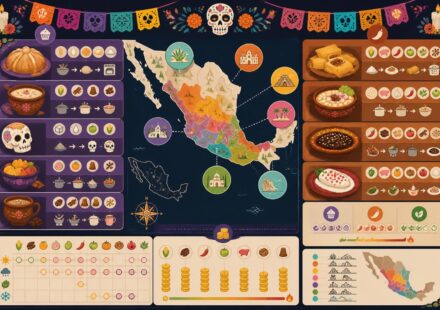 Fête des morts au Mexique : les plats sur l’ofrenda et les saveurs du Día de Muertos découvrez les plats traditionnels et les saveurs uniques présentés sur l'offrenda lors de la fête des morts au mexique, célébrant le día de muertos avec couleurs et émotions.