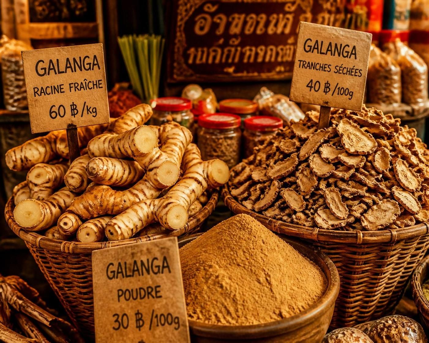 découvrez le galanga, une épice asiatique au goût unique de gingembre et d'agrumes, idéale pour sublimer vos bouillons et currys avec des saveurs authentiques.