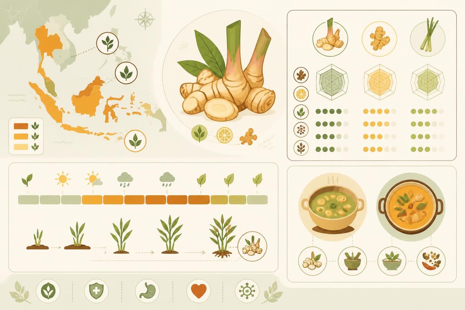 découvrez le galanga, l'épice asiatique aux saveurs uniques de gingembre et d'agrumes, parfaite pour sublimer vos bouillons et currys.