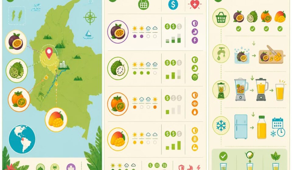 découvrez les jugos naturales colombiens, les jus de fruits frais populaires à medellín, et apprenez à les préparer facilement chez vous pour savourer un goût authentique et rafraîchissant.