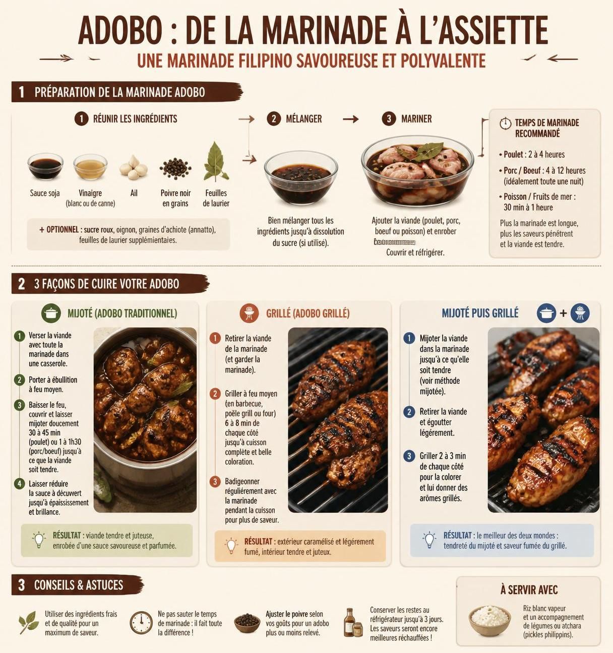 découvrez l'adobo, la marinade latine incontournable pour sublimer viandes et poissons et transformer vos repas en véritables fêtes gastronomiques.