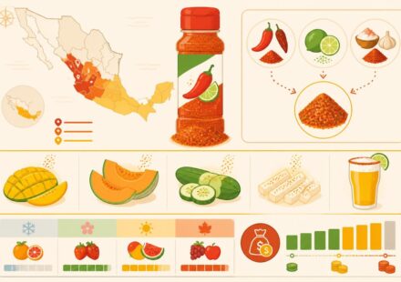 découvrez le tajín, ce mélange mexicain de chili et citron, parfait pour rehausser le goût des fruits, légumes et même vos verres de bière.