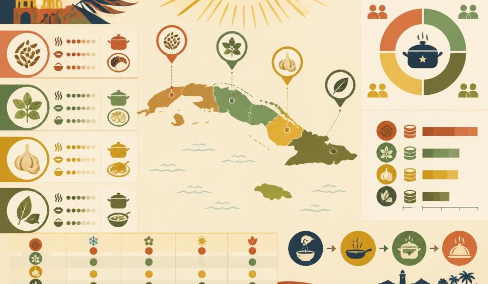 découvrez les 6 épices incontournables de la cuisine cubaine : cumin, origan, ail, laurier et bien plus, pour des plats riches en saveurs authentiques.