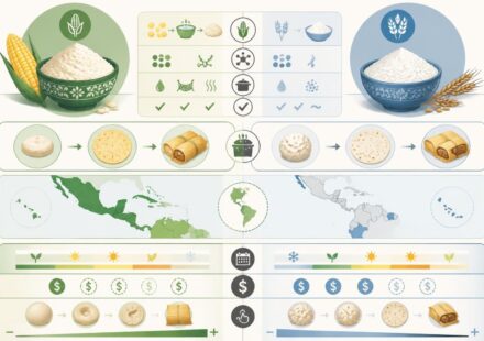 Masa harina vs farine ordinaire : tout comprendre pour réussir tortillas et tamales découvrez les différences entre la masa harina et la farine ordinaire pour réussir parfaitement vos tortillas et tamales maison. guide complet et astuces de préparation.