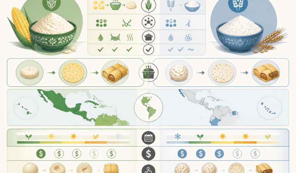 découvrez les différences entre la masa harina et la farine ordinaire pour réussir parfaitement vos tortillas et tamales maison. guide complet et astuces de préparation.
