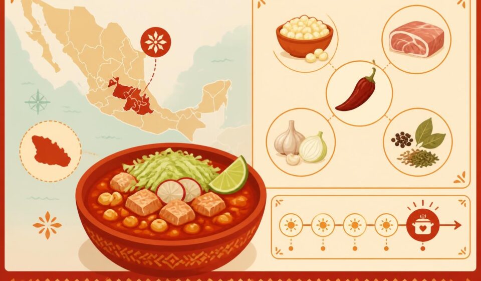 découvrez le pozole rojo mexicain, une soupe cérémonielle traditionnelle que l'on savoure désormais tous les dimanches en famille. recette authentique et conseils pour un plat savoureux et convivial.
