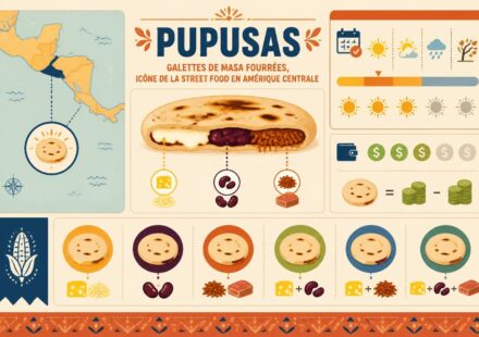 découvrez les pupusas salvadoriennes, ces délicieuses galettes de masa fourrées, emblème incontournable de la street food d'amérique centrale, alliant tradition et saveurs authentiques.