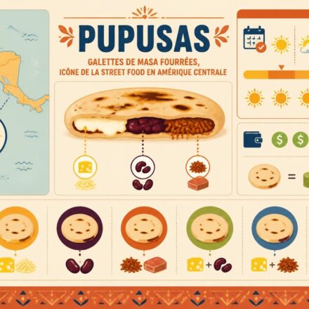 Pupusas salvadoriennes : les galettes de masa fourrées, star de la street food d’Amérique centrale découvrez les pupusas salvadoriennes, ces délicieuses galettes de masa fourrées, emblème incontournable de la street food d'amérique centrale, alliant tradition et saveurs authentiques.