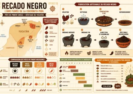 Recado negro : la pâte de piment brûlé du Yucatan pour vos cochinita pibil maison découvrez le recado negro, la pâte de piment brûlé traditionnelle du yucatan, idéale pour sublimer vos cochinita pibil maison avec ses saveurs authentiques et intenses.