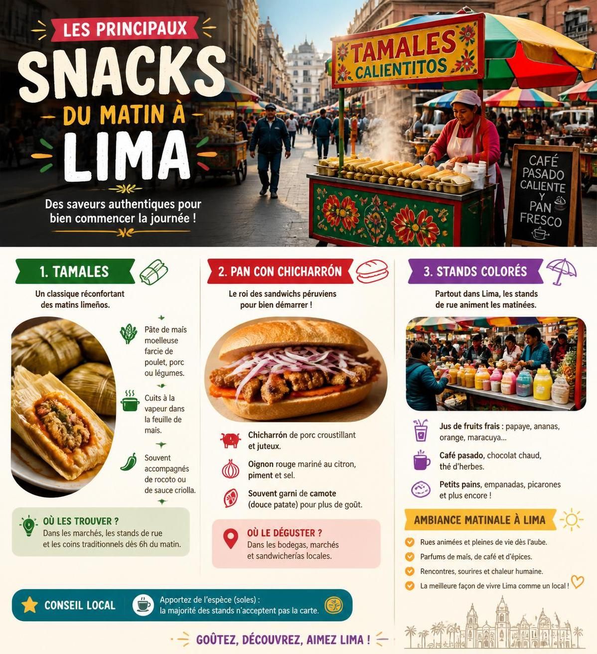 découvrez les 8 incontournables de la street food de lima à déguster dans la rue avant de vous rendre au restaurant. un voyage gourmand au cœur des saveurs péruviennes authentiques.