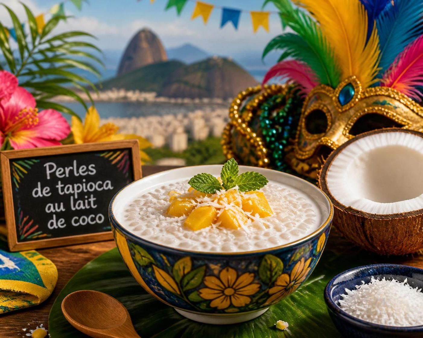 découvrez notre recette rapide de tapioca au lait de coco, un dessert brésilien gourmand et exotique pour finir vos repas latino sur une note sucrée et délicieuse.