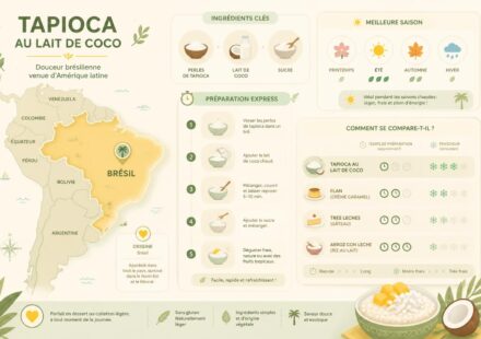 Tapioca au lait de coco : dessert brésilien minute pour finir un repas latino sur une douceur découvrez notre recette rapide de tapioca au lait de coco, un dessert brésilien gourmand parfait pour terminer un repas latino sur une note douce et exotique.