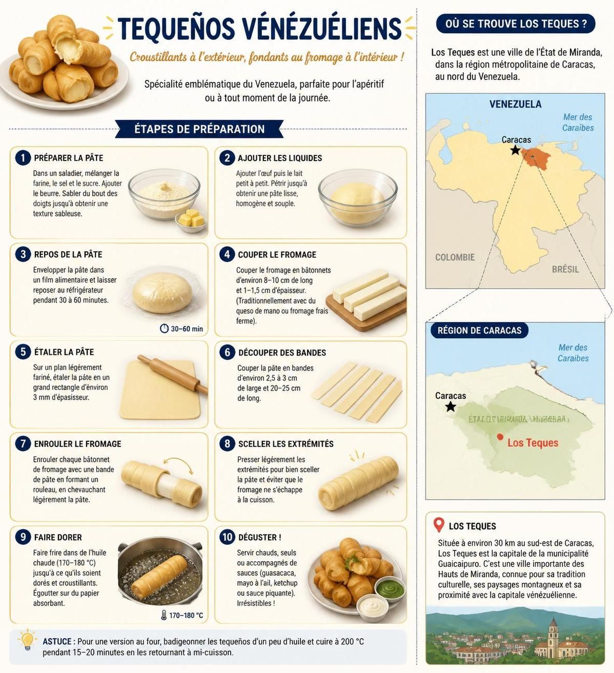 découvrez les tequeños vénézuéliens, ces délicieux doigts de fromage frits, incontournables de la street food caraïbe. une gourmandise croustillante et fondante à savourer sans modération.