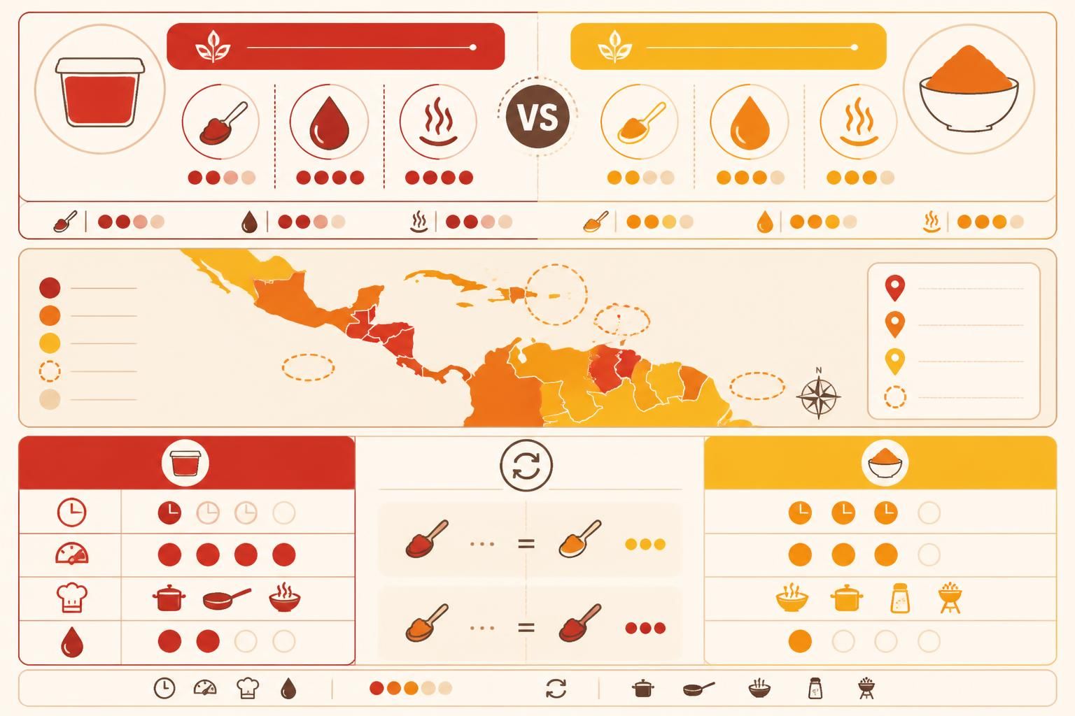 découvrez les différences entre l'achiote en pâte et en poudre, leur impact sur vos recettes, et comment les remplacer facilement pour sublimer vos plats.