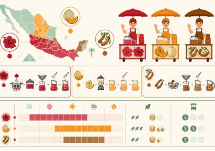 Agua fresca mexicaine : hibiscus, melon et tamarindo — les trois recettes des vendeurs de rue découvrez les recettes authentiques des vendeurs de rue mexicains pour préparer l'agua fresca : hibiscus, melon et tamarindo, des boissons fraîches et savoureuses parfaites pour l'été.