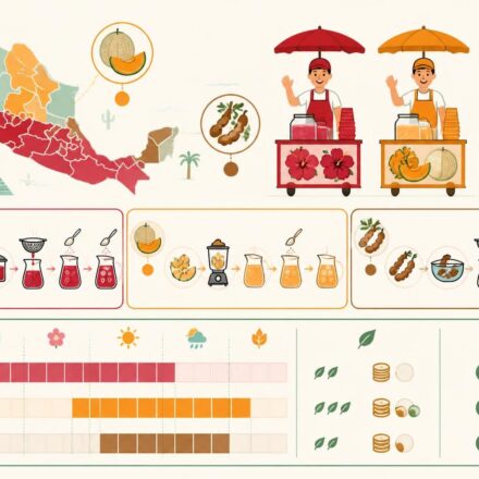 Agua fresca mexicaine : hibiscus, melon et tamarindo — les trois recettes des vendeurs de rue découvrez les recettes authentiques des vendeurs de rue mexicains pour préparer l'agua fresca : hibiscus, melon et tamarindo, des boissons fraîches et savoureuses parfaites pour l'été.