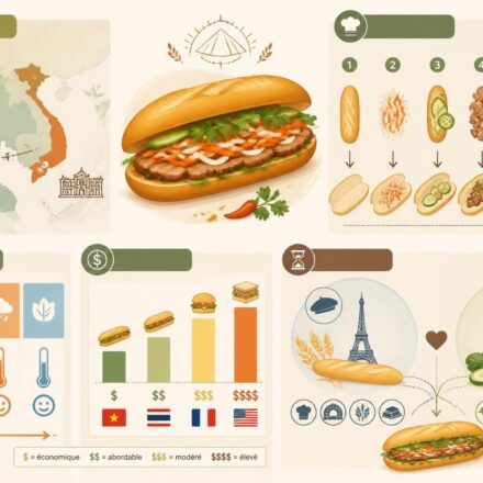 Bánh mì : le sandwich vietnamien au croisement de deux cultures — recette et histoire découvrez l'histoire fascinante du bánh mì, ce sandwich vietnamien emblématique, et apprenez à le préparer grâce à notre recette authentique qui mêle saveurs vietnamiennes et influences françaises.