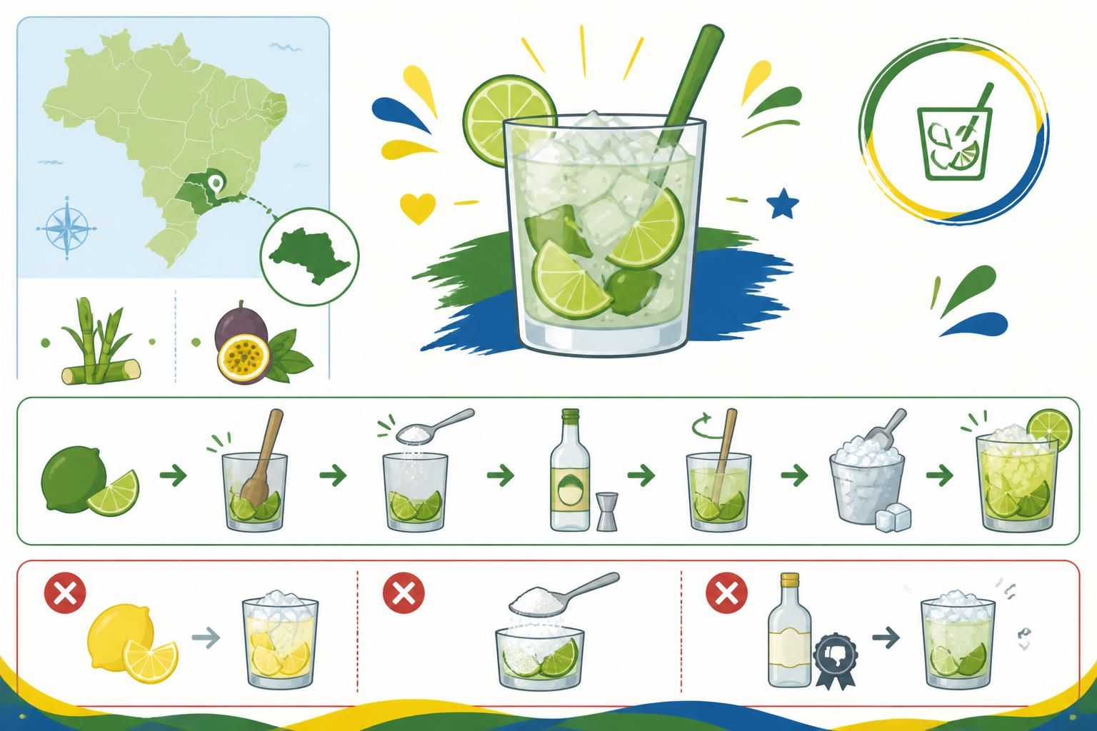 découvrez la recette authentique de la caipirinha maison et apprenez à éviter les trois erreurs courantes qui ruinent ce cocktail brésilien incontournable à chaque fois.