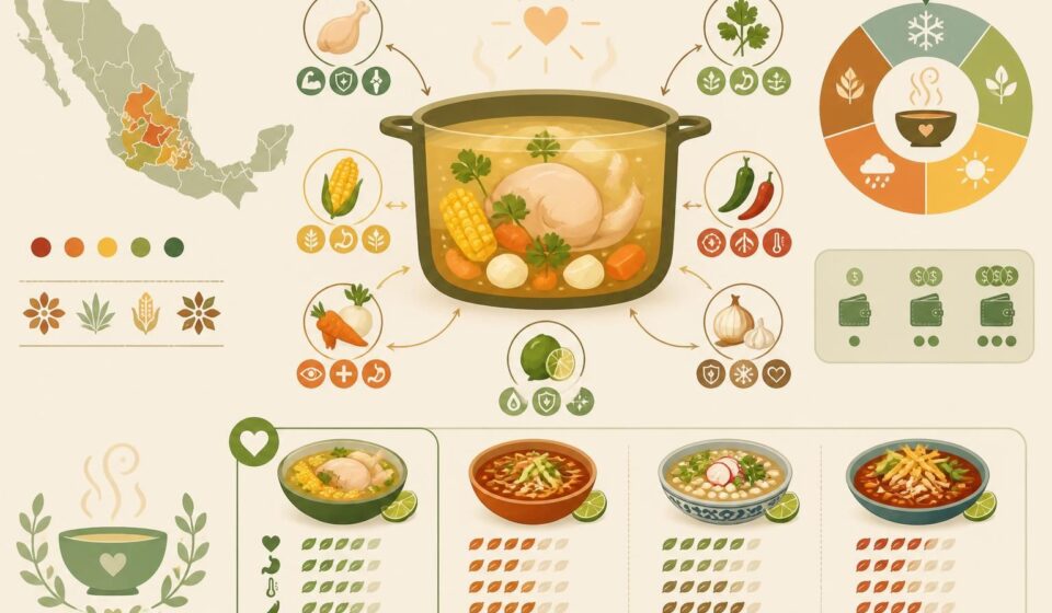 découvrez le caldo de pollo à la mexicaine, un bouillon de poulet réconfortant et savoureux, parfait pour prendre soin de vous tout un samedi matin.