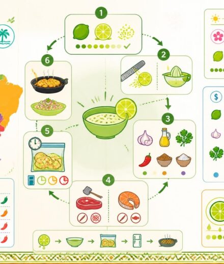 Comment réussir une marinade au citron vert : la base indispensable de toute la cuisine latina découvrez comment réussir une marinade au citron vert, l'ingrédient clé qui apporte fraîcheur et saveurs authentiques à toutes vos recettes de cuisine latina.